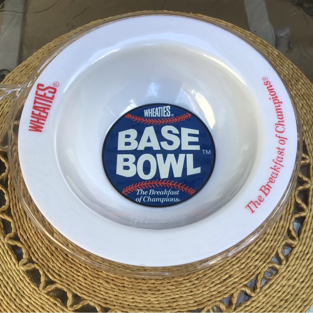 NIP 2002 Wheaties Base Bowl Cereal Bowl